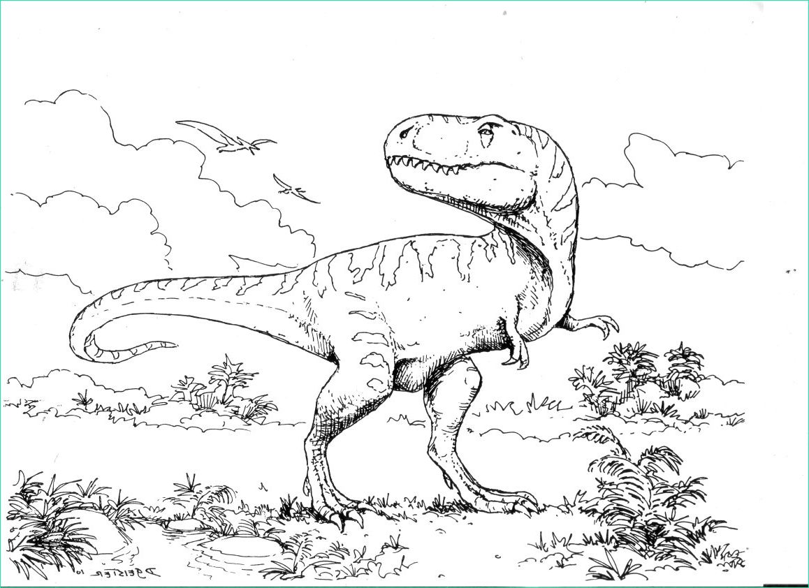 dessin de t rex a imprimer 5