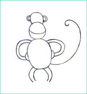 dessiner un singe