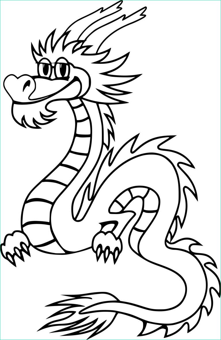 dragon dessin facile unique collection inspiration coloriage dragon chinois gratuit avec et