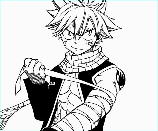 natsu dragneel from fairy tail drawing