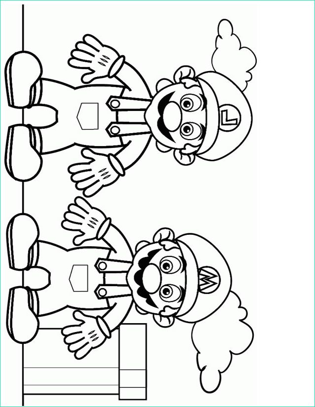 coloring pages mario