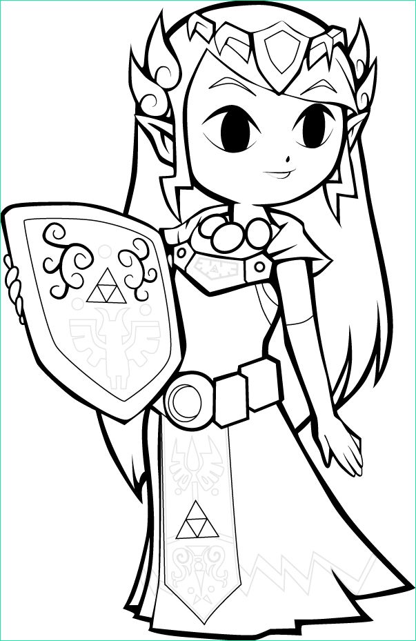 Zelda Lineart