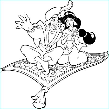 dessin aladdin et jasmine en ligne