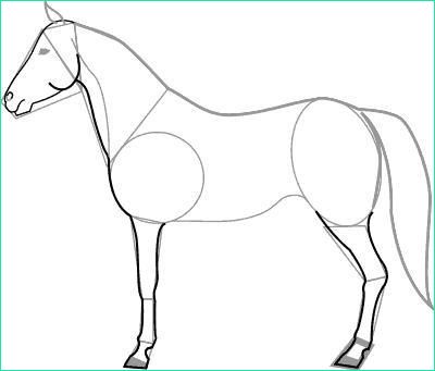 ment dessiner un cheval