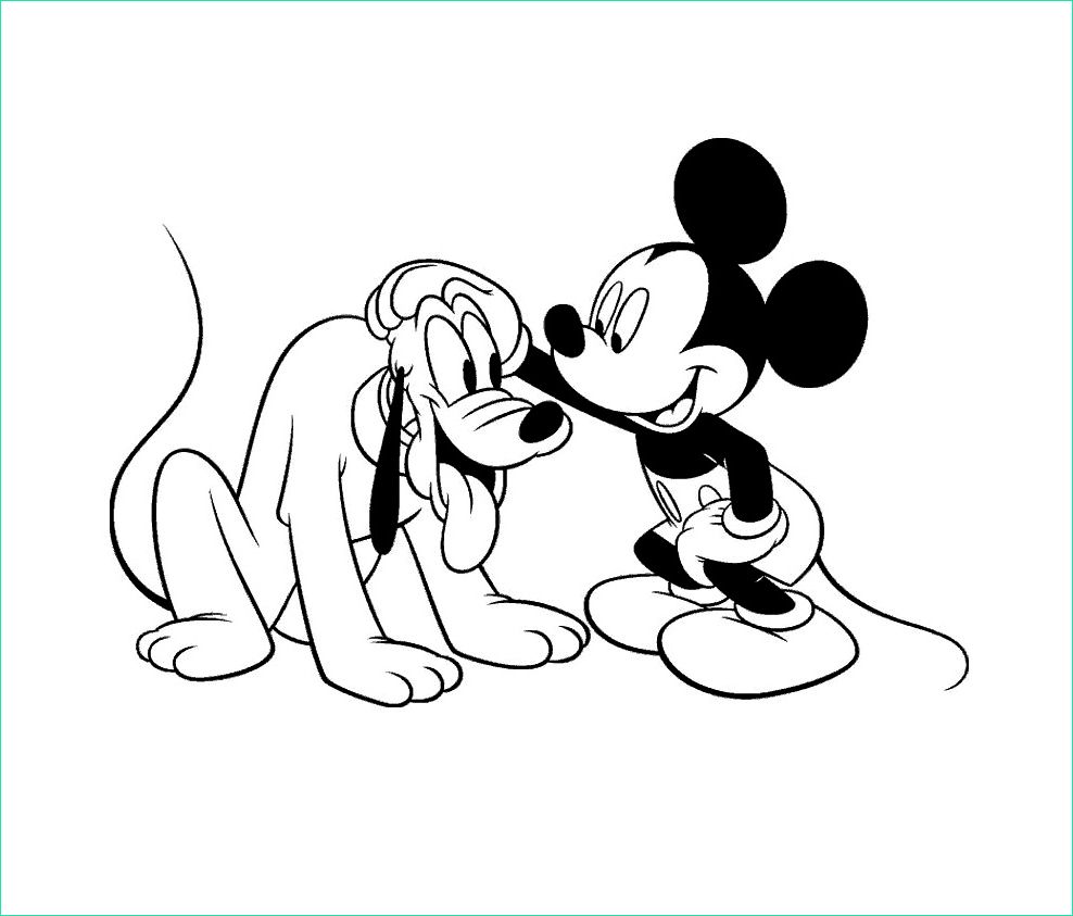belle coloriage mickey imprimer format