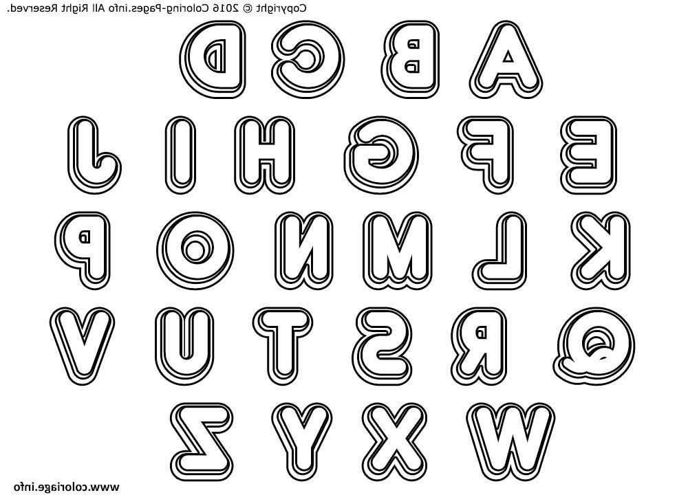 rigolo alphabet maternelles coloriage