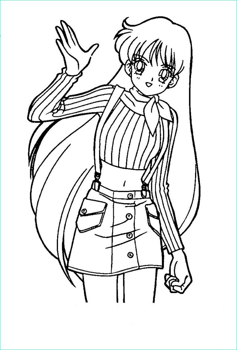 Coloriage De Manga Kawaii Cool Photos Dessin A Colorier Manga Luxe Graphie Dessins Gratuits