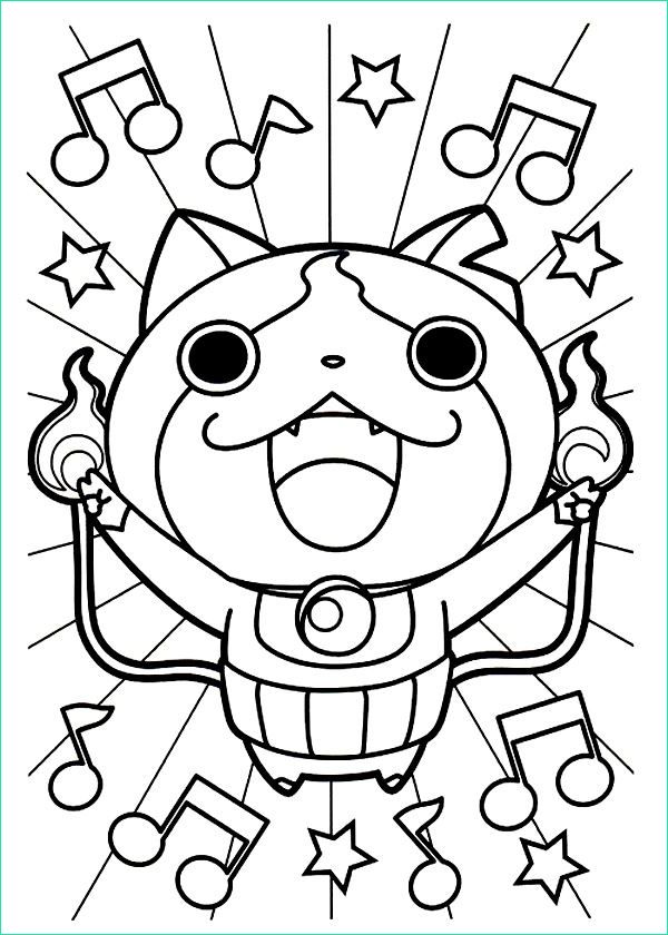 Coloriage De Yo-kai Watch Impressionnant Collection Coloriages Yo Kai Watch Et Dessins à Imprimer