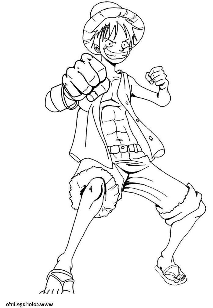 luffy 2 onepiece excite coloriage