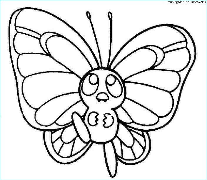 dessin facile de papillon