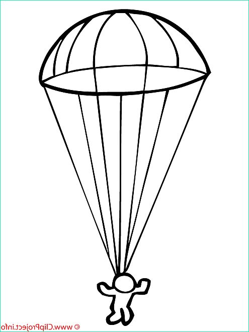 parachutiste coloriage 1753