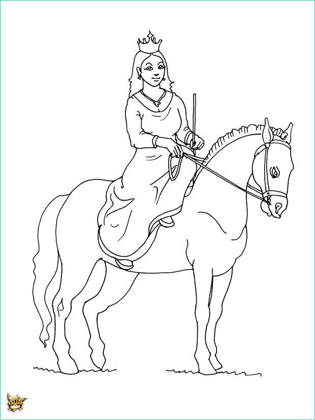 princesse sur le cheval