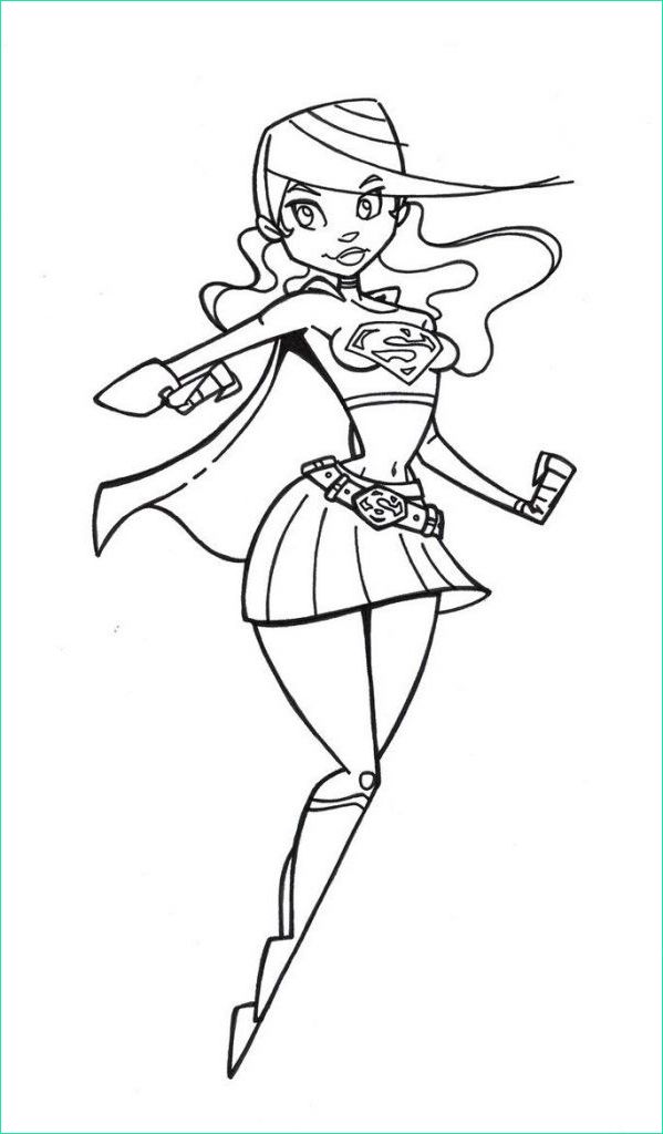 dessin de super e impressionnant galerie supergirl coloriage supergirl e a imprimer