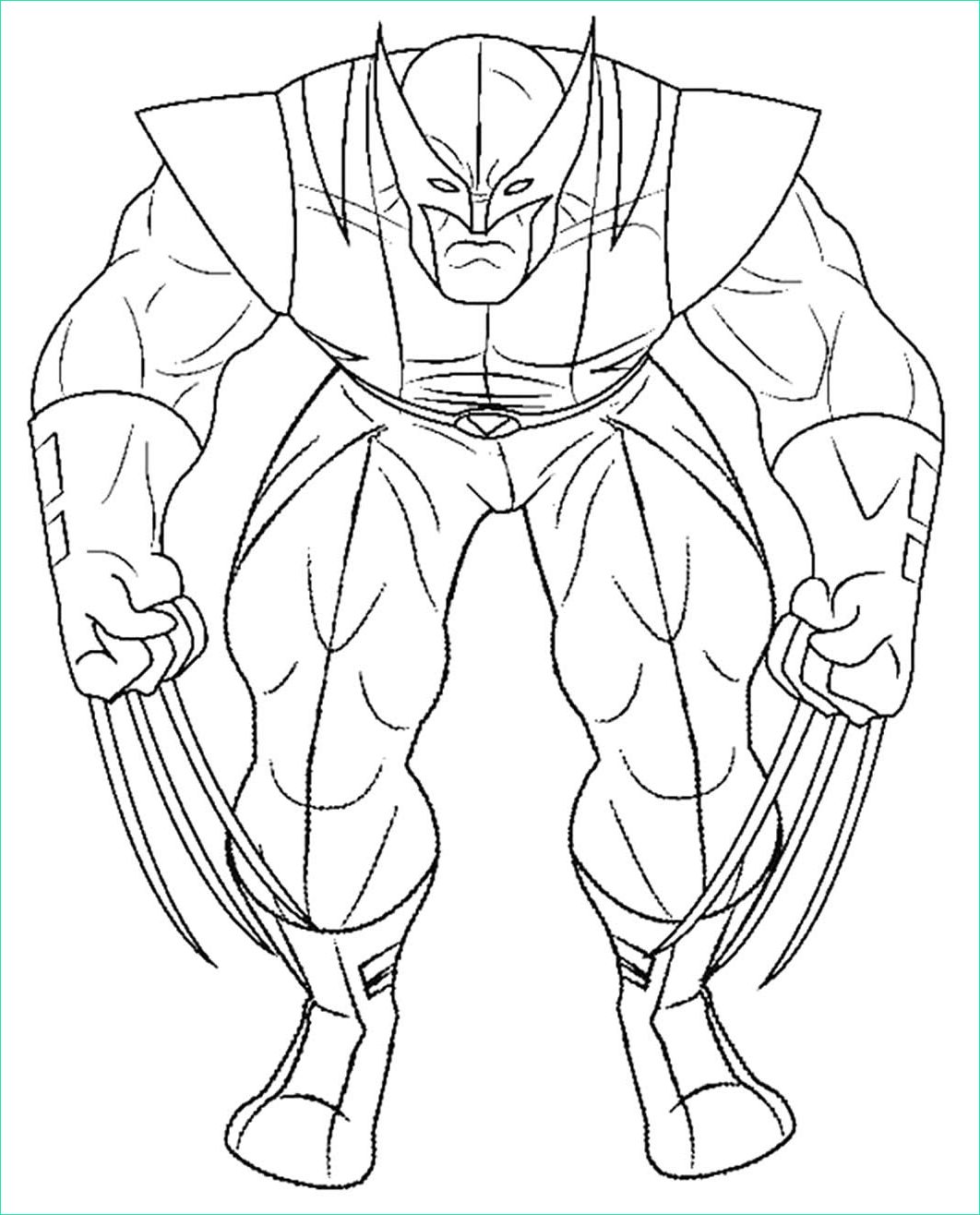 coloriages wolverine