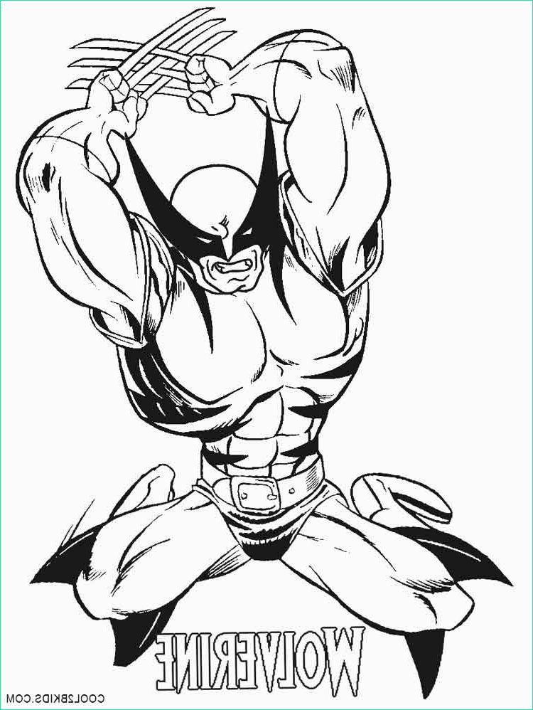 wolverine coloring pages