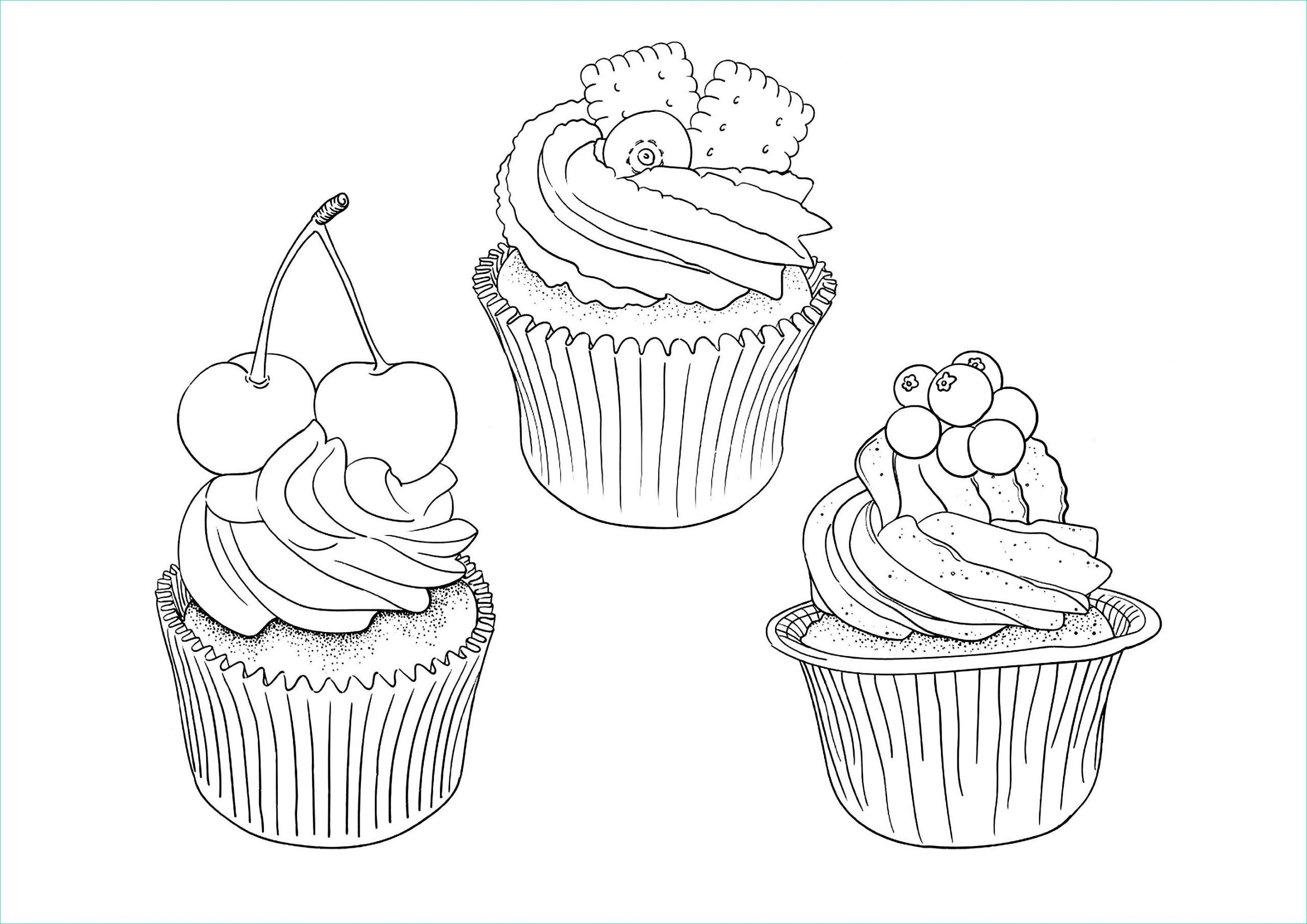image=cupcakes et gateaux coloriage enfant trois jolis cupcakes 1