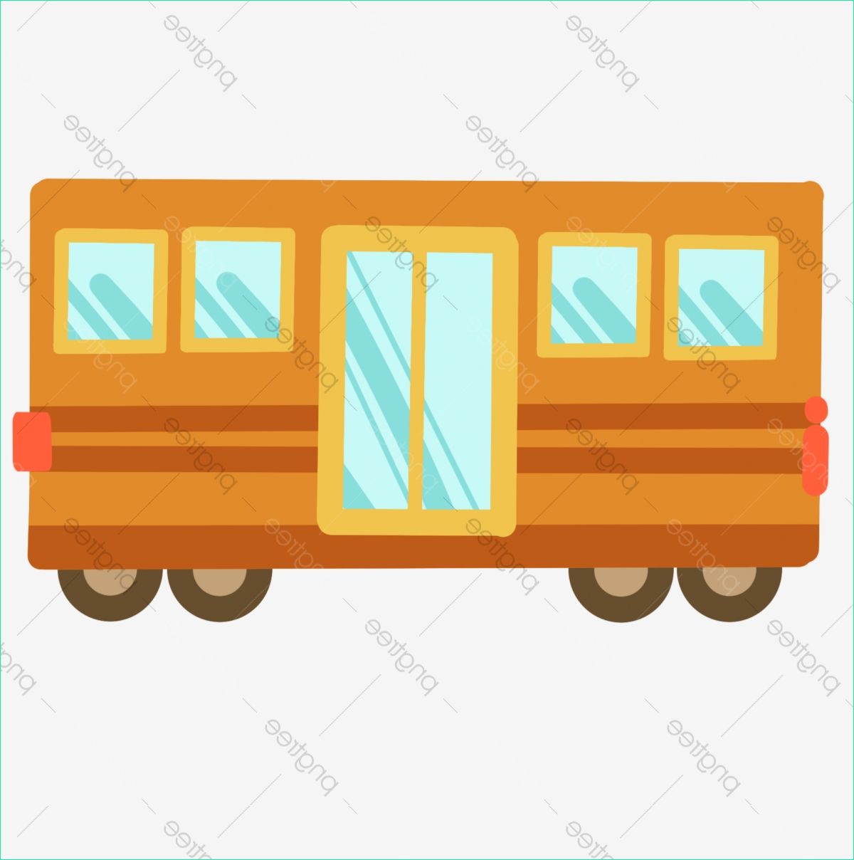 dessin de bus scolaire facile