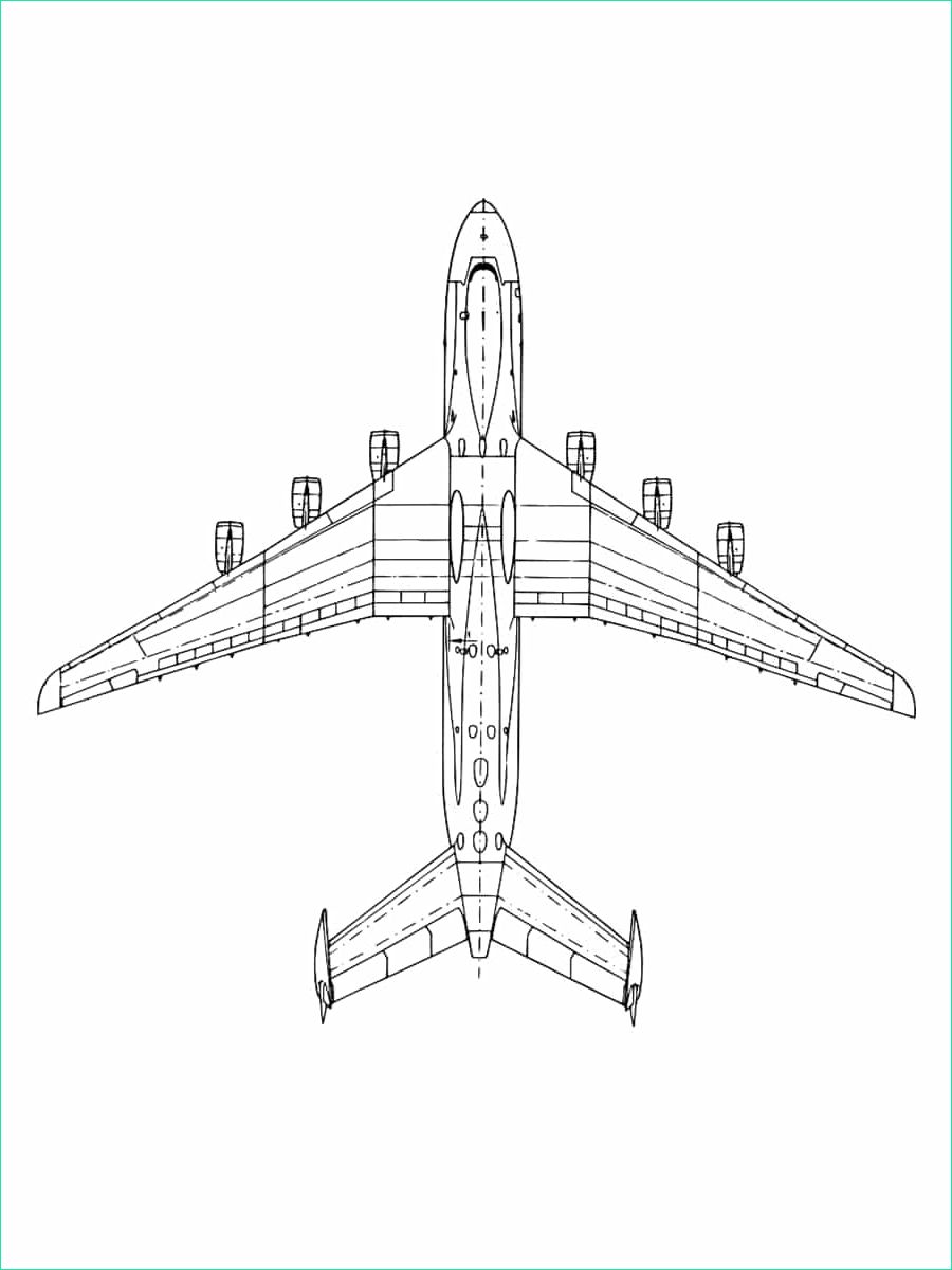 coloriage avion dessins