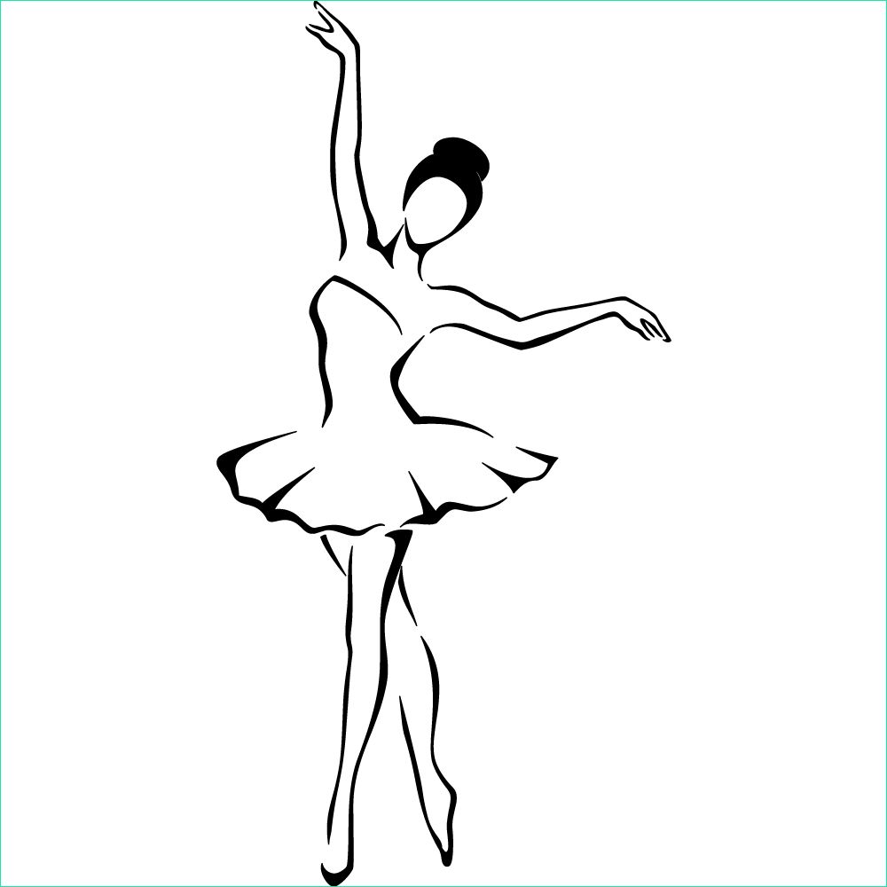 a adesivo murale ballerina 9820