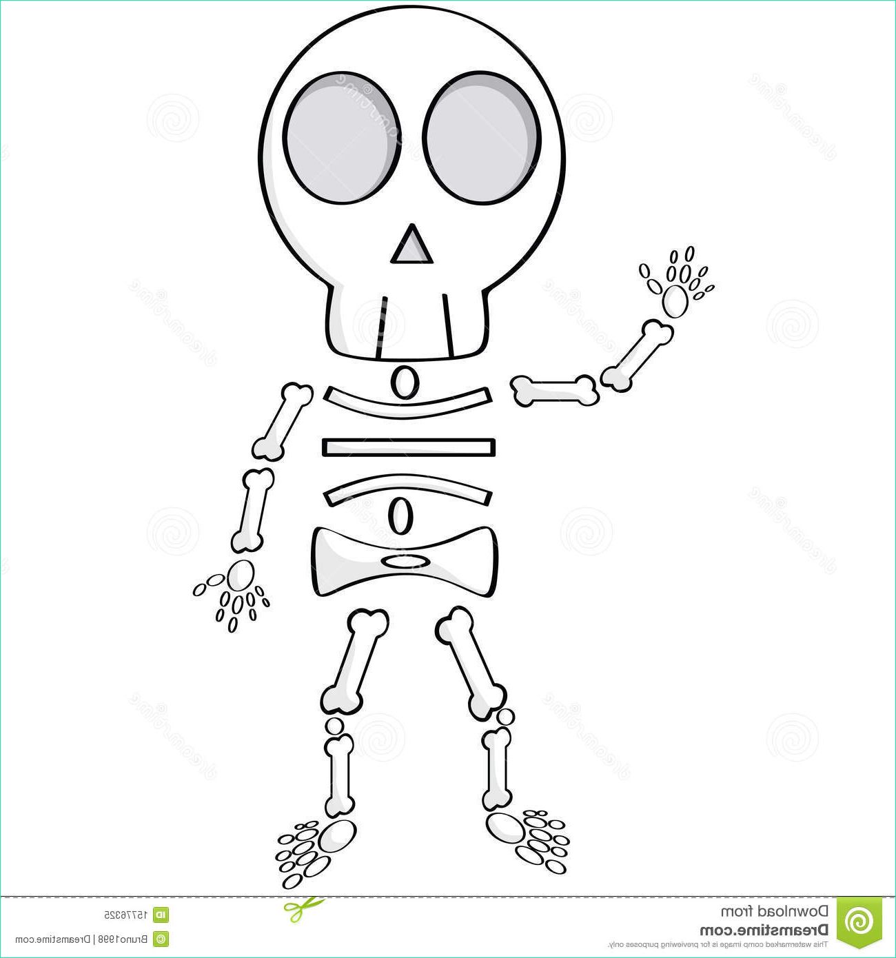 royalty free stock photo cartoon skeleton image