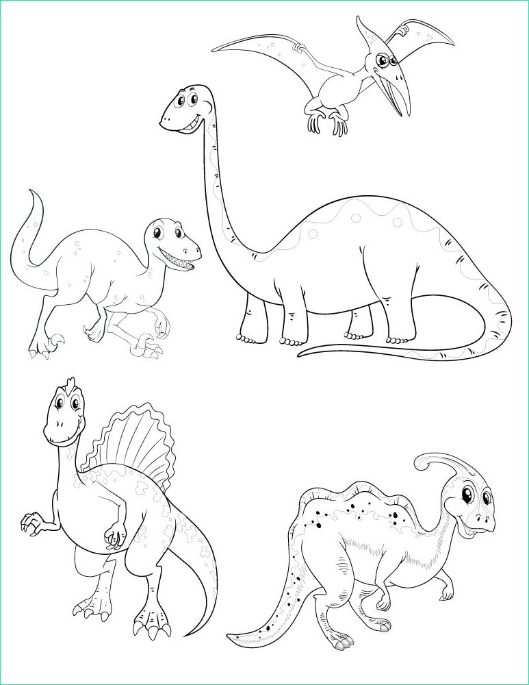 dessin pour enfant coloriage dinosaure a imprimer