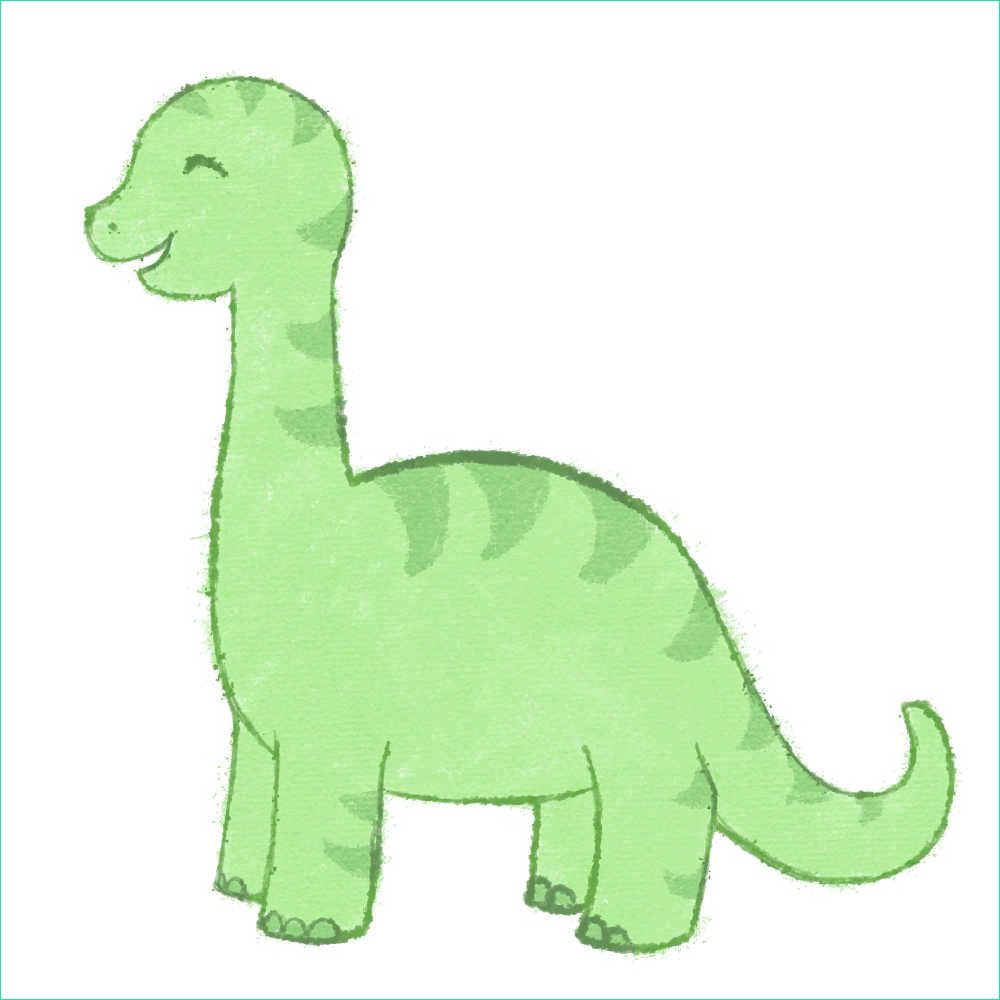 coloriage dinosaure facile