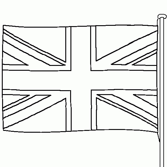 dessin le drapeau anglais