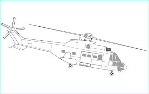 dessin helicoptere