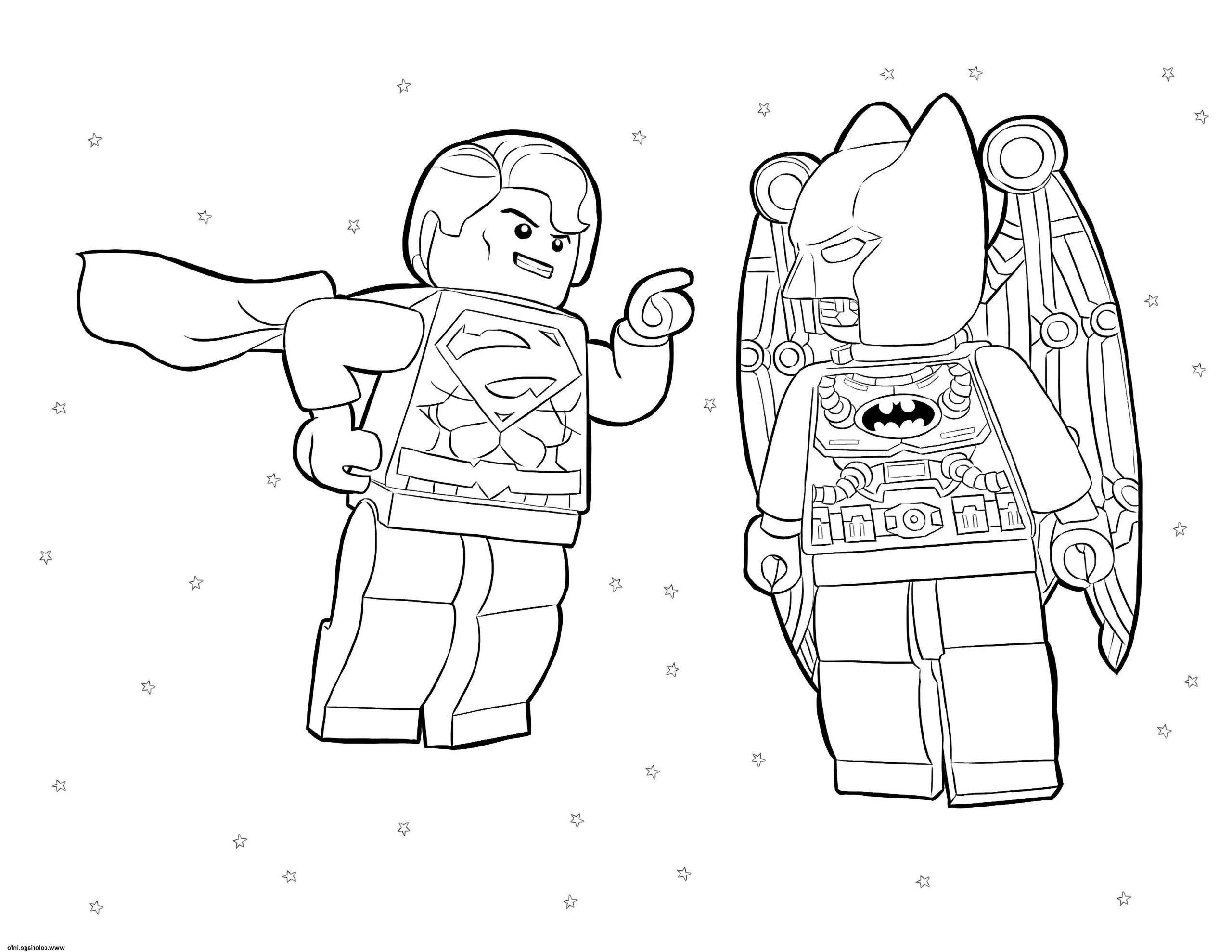 batman vs superman lego movie coloriage dessin