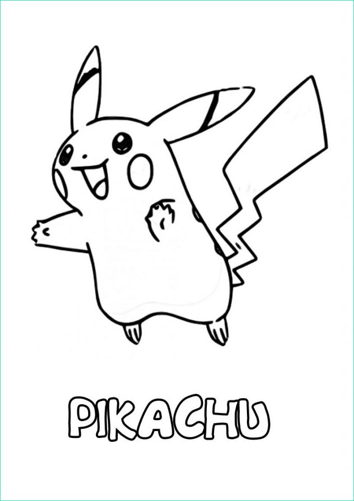 coloriage pikachu kawaii nouveau images coloriage pokemon pikachu les beaux dessins de meilleurs