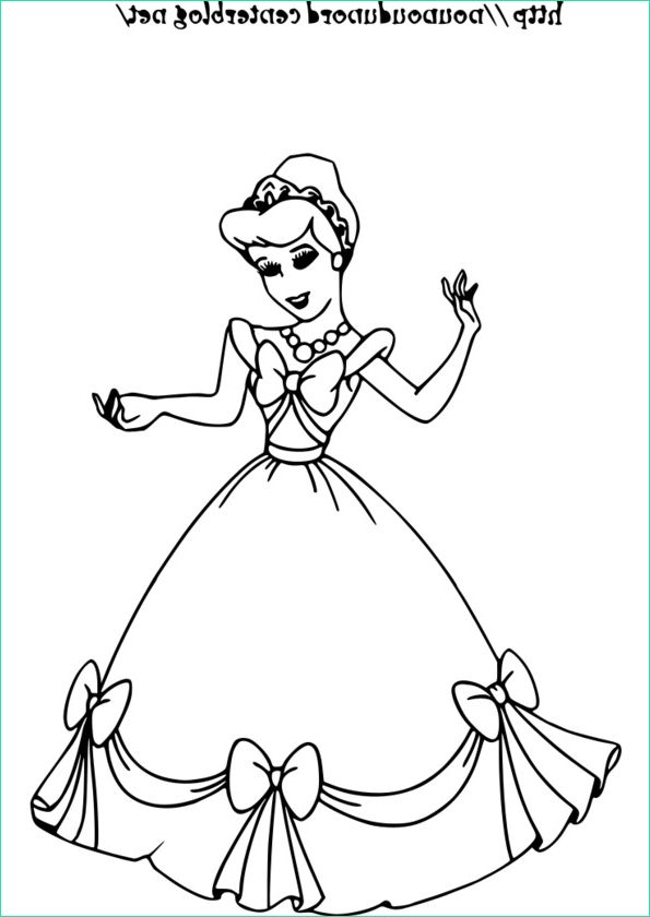 dessin de robe de princesse a imprimer 2054