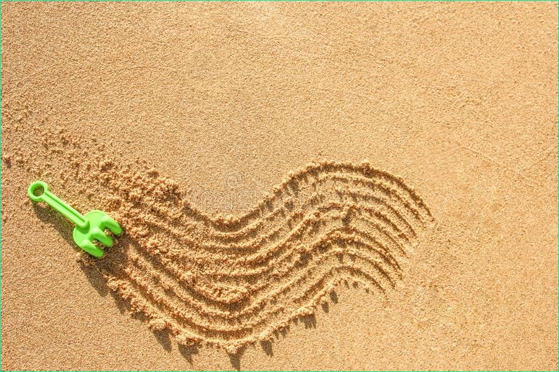 beau dessin sable du fond mer image