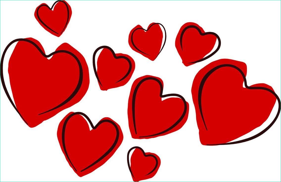 coeur saint valentin dessin