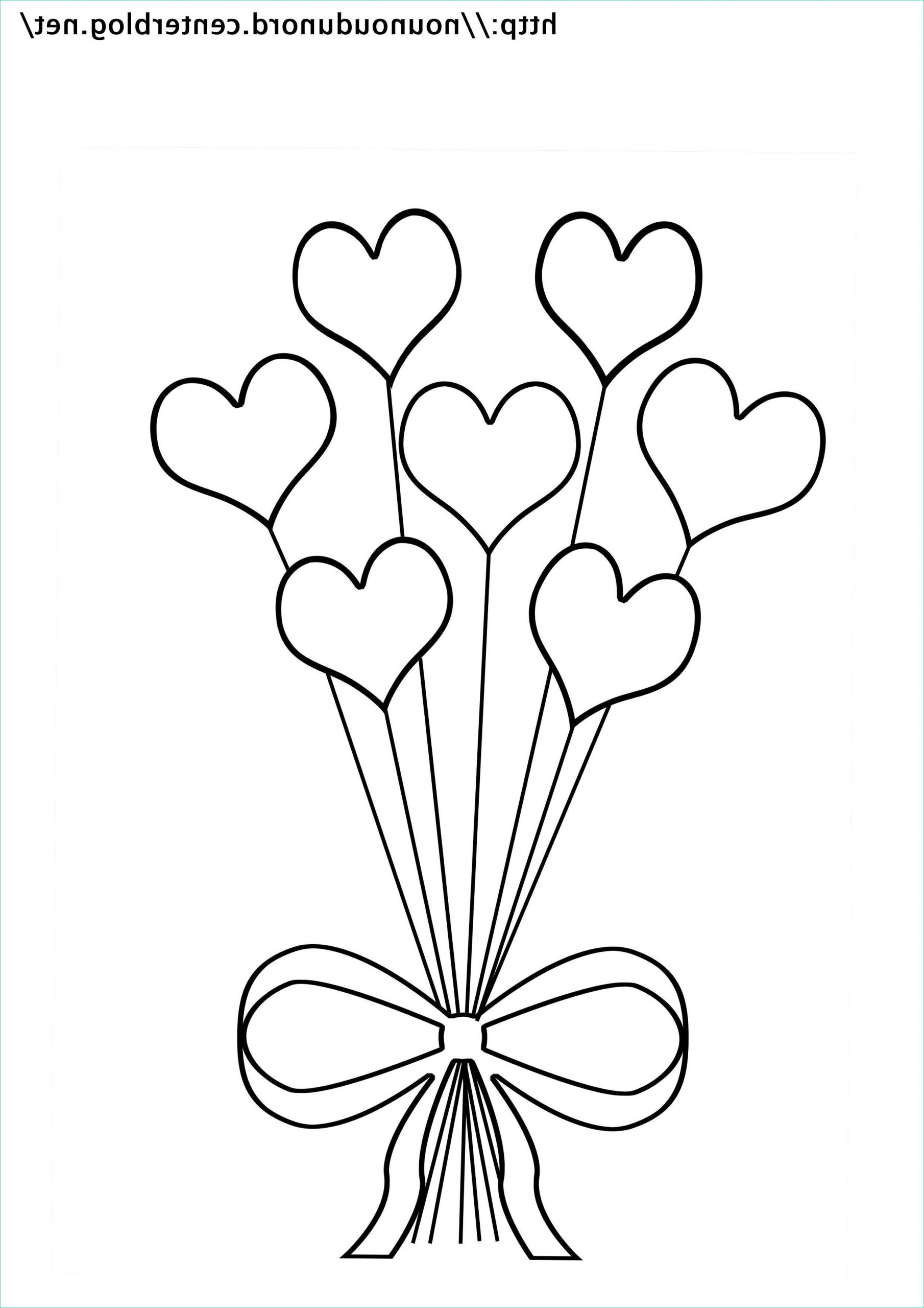 2532 coloriage bouquet de coeur dessine par nounoudunord