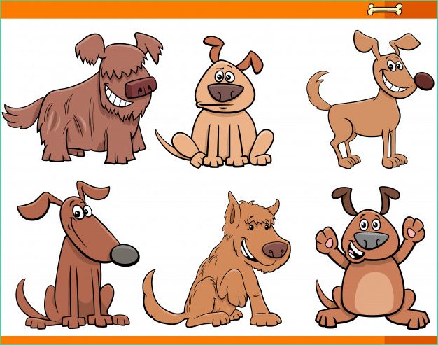 chiens chiots dessin anime jeu caracteres animaux