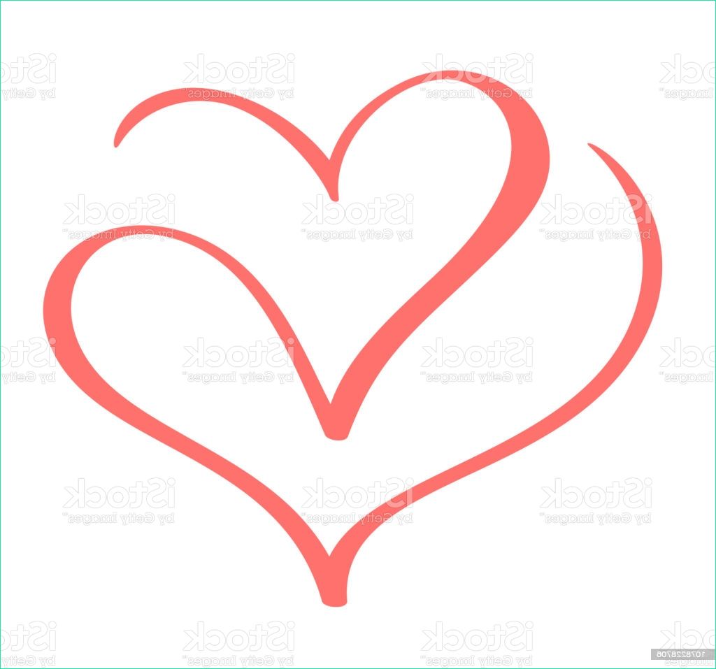 vector valentin main repris des éléments de coeur dessin calligraphique icône gm