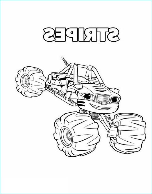 coloriages blaze monster machines aj crusher
