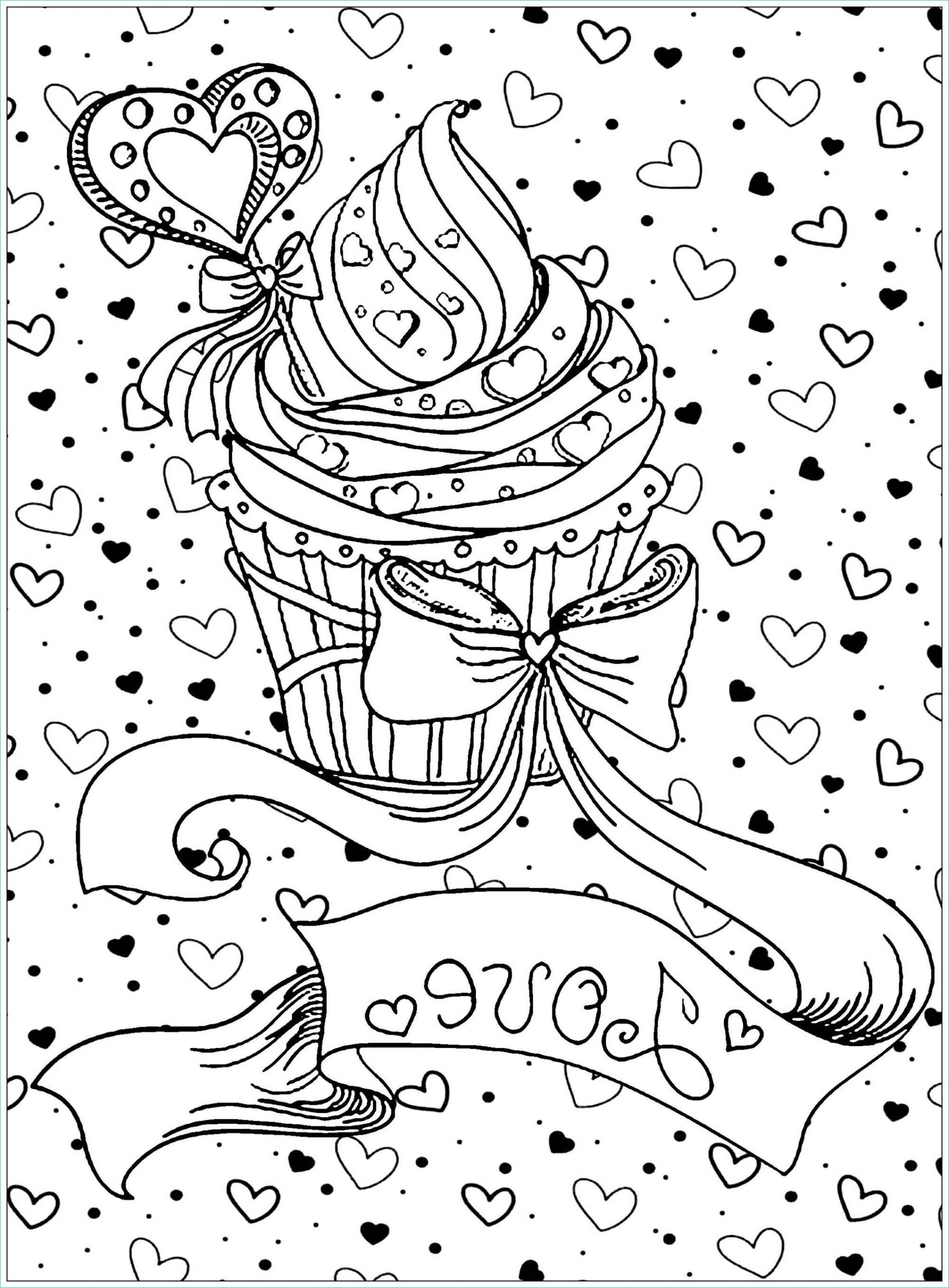 image=cup cakes coloring page cupcake love 1