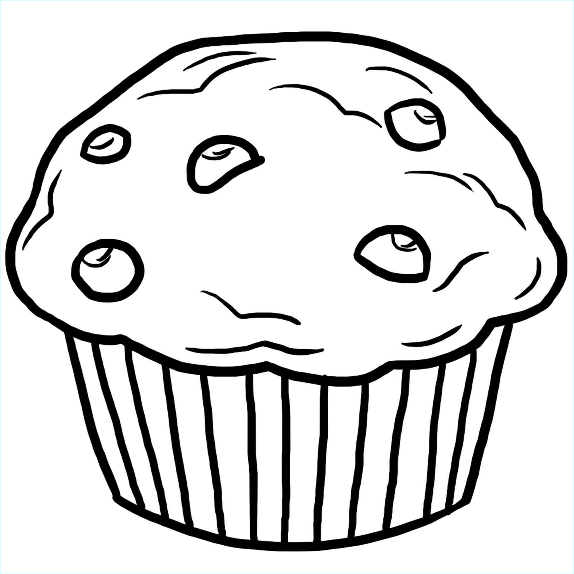 dessin cupcake unique photos coloriage des aliments muffin