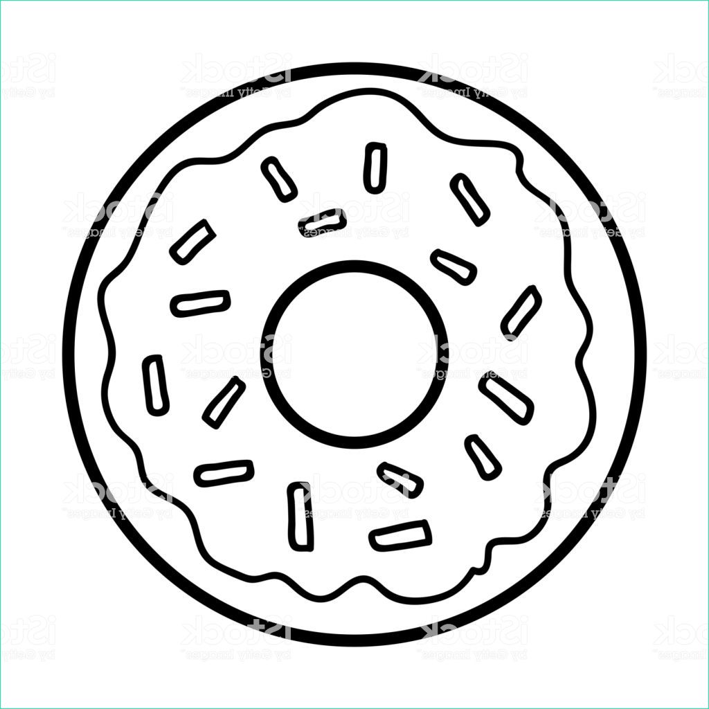 coloriage donuts