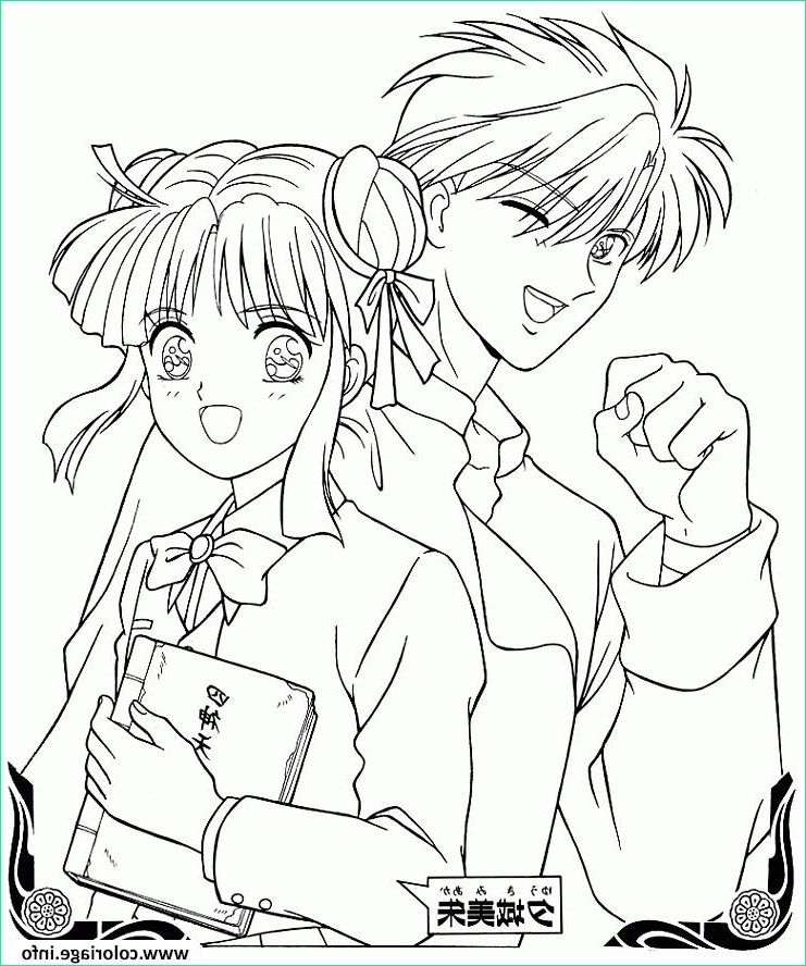 Coloriage Manga A Imprimer Cool Collection Coloriage Manga 124 Dessin