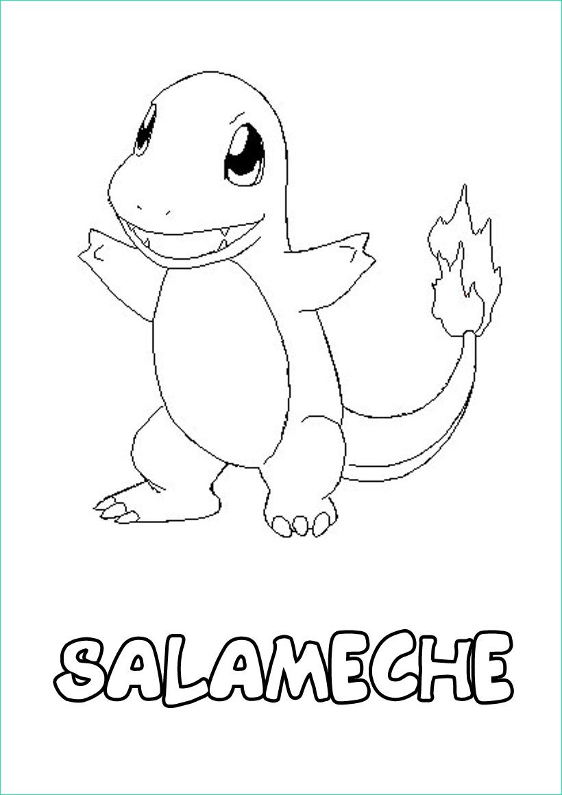 dessin salameche unique images coloriage pokemon salameche