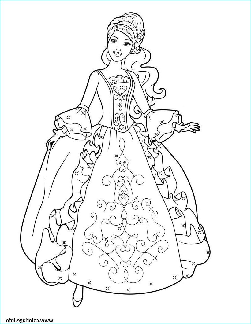 princesse disney barbie 2 coloriage dessin