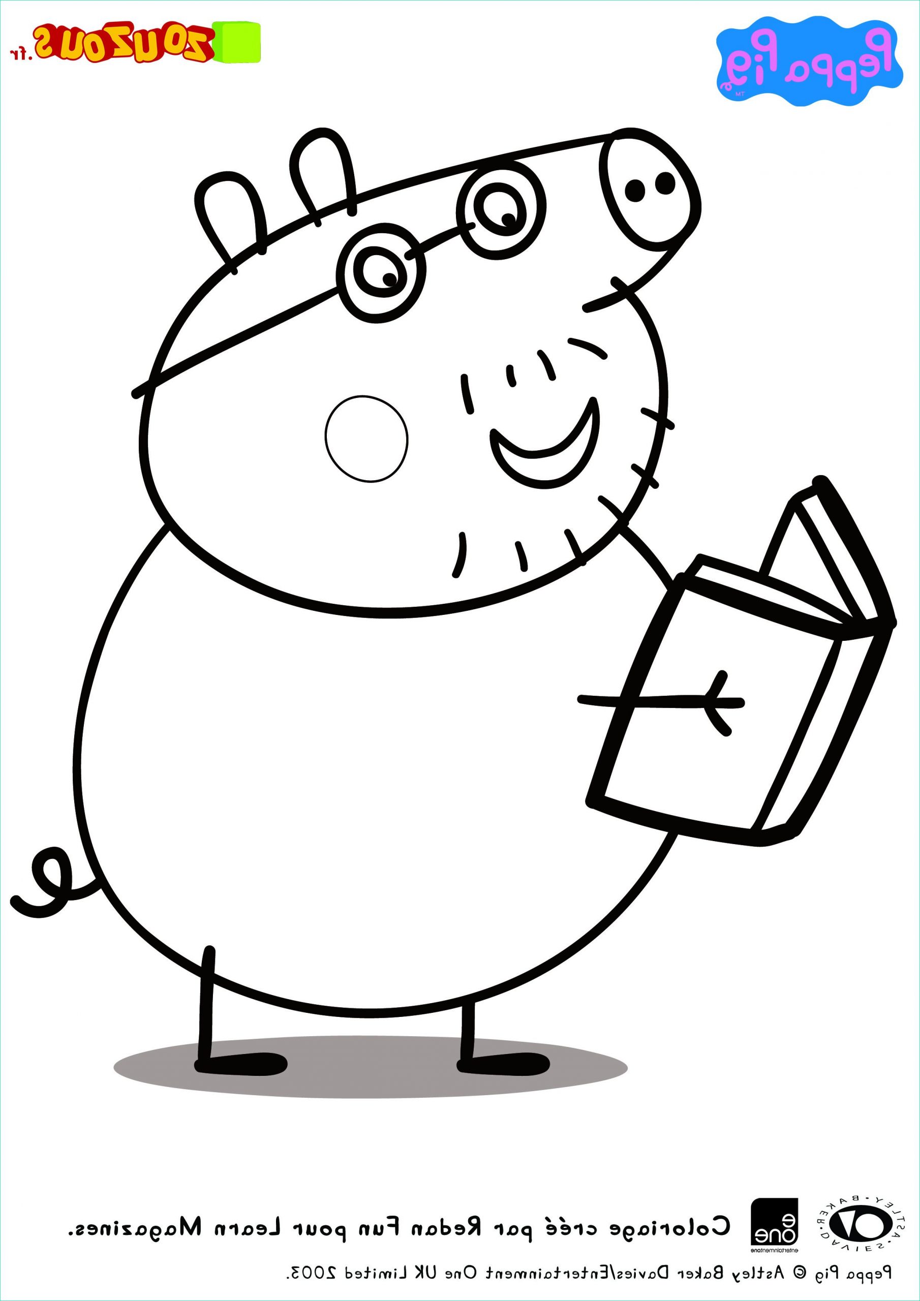 les coloriages de peppa pig zouzous dessins animes pour les tout pour dessin peppa pig a imprimer