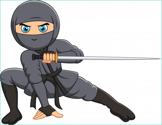 ninja dessin anime tenant epee