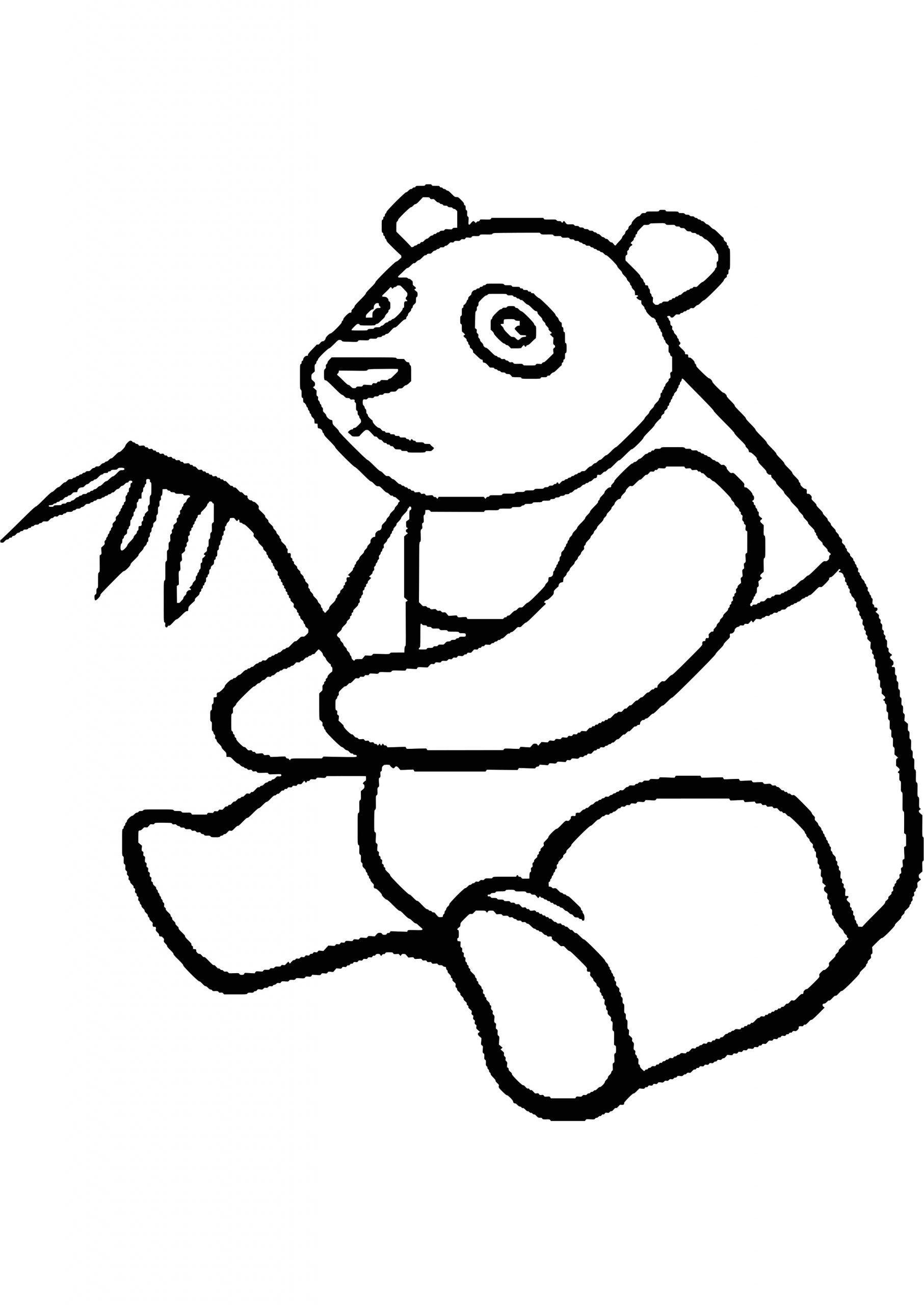 coloriage panda a imprimer gratuit s dessin colorier pandal meublerc 4