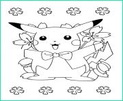 pikachu swag cool coloriage
