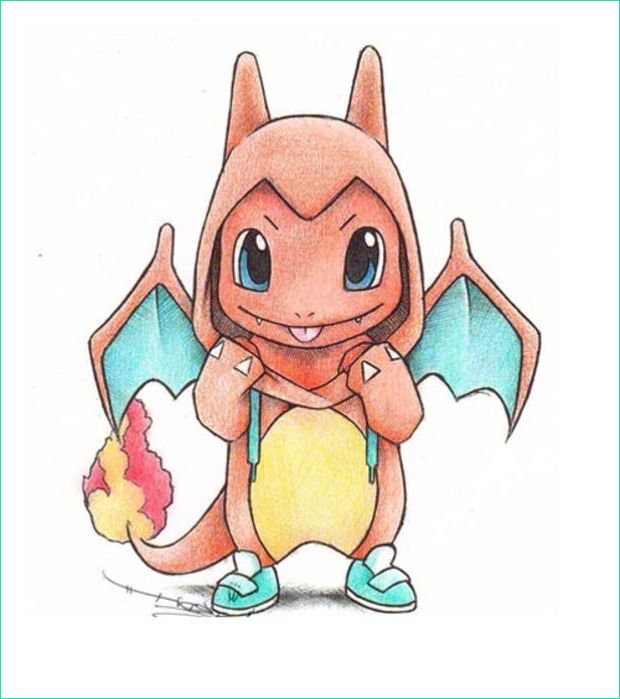 dessin pokemon en couleur mignon
