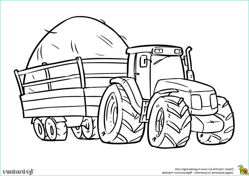 coloriage tracteur et remorque dessins gratuits colorier coloriage remorque imprimer