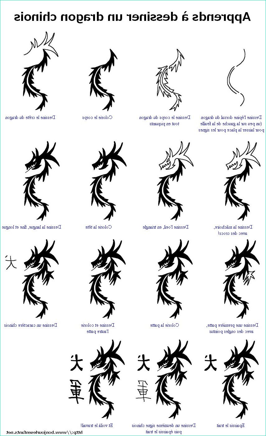 apprendre a dessiner un dragon